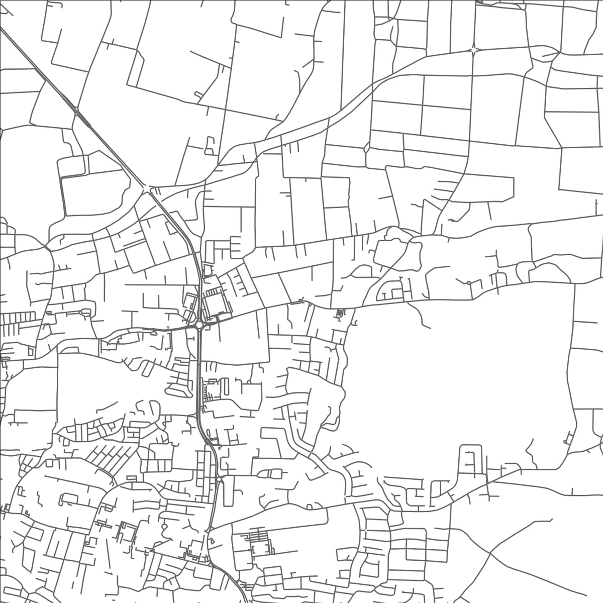 ROAD MAP OF MAPP HILL, BARBADOS BY MAPBAKES