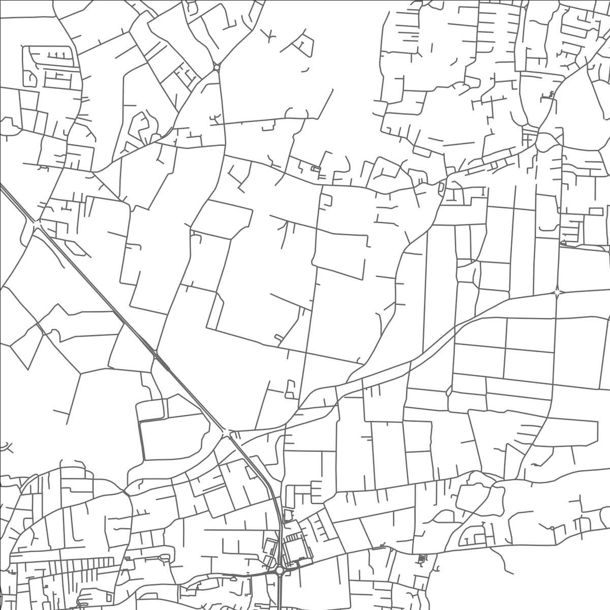 ROAD MAP OF NEILS, BARBADOS BY MAPBAKES