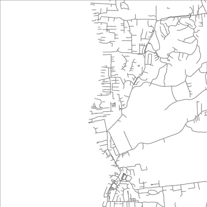ROAD MAP OF PORTERS, BARBADOS BY MAPBAKES