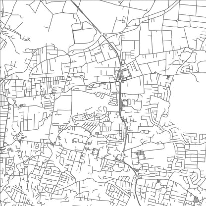 ROAD MAP OF SION HILL, BARBADOS BY MAPBAKES