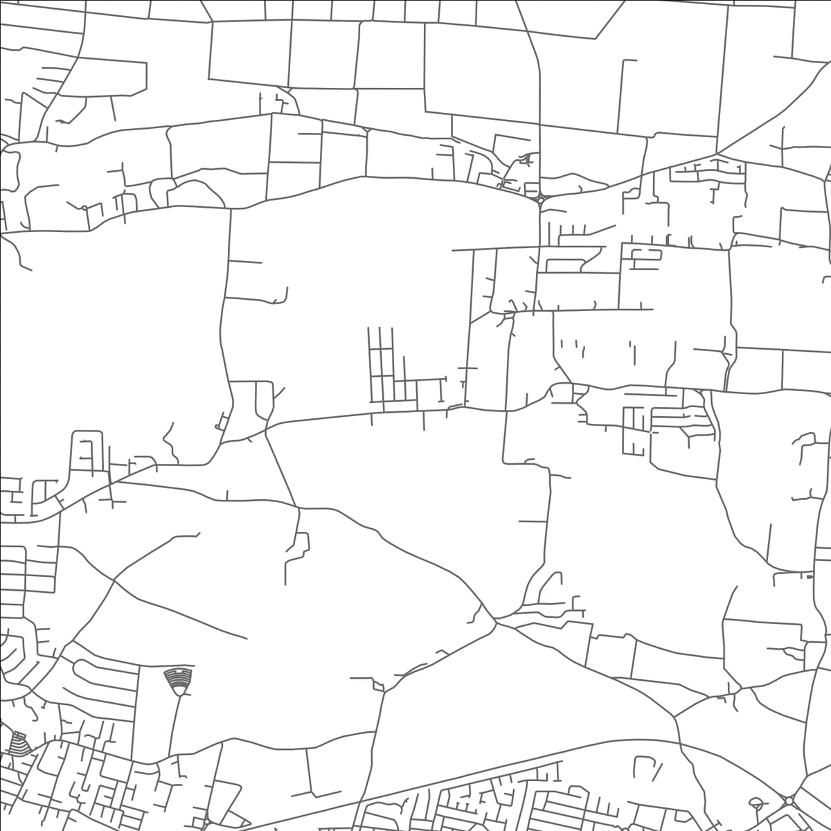 ROAD MAP OF STAPLE GROVE, BARBADOS BY MAPBAKES