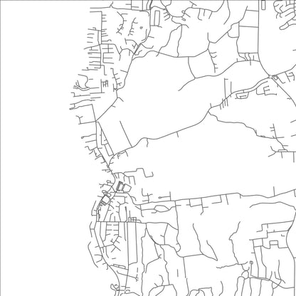 ROAD MAP OF TRENTS, BARBADOS BY MAPBAKES