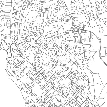 ROAD MAP OF WANSTEAD, BARBADOS BY MAPBAKES