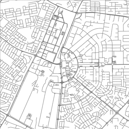 ROAD MAP OF GABORONE, BOTSWANA BY MAPBAKES