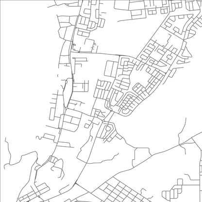 ROAD MAP OF LOBATSE, BOTSWANA BY MAPBAKES