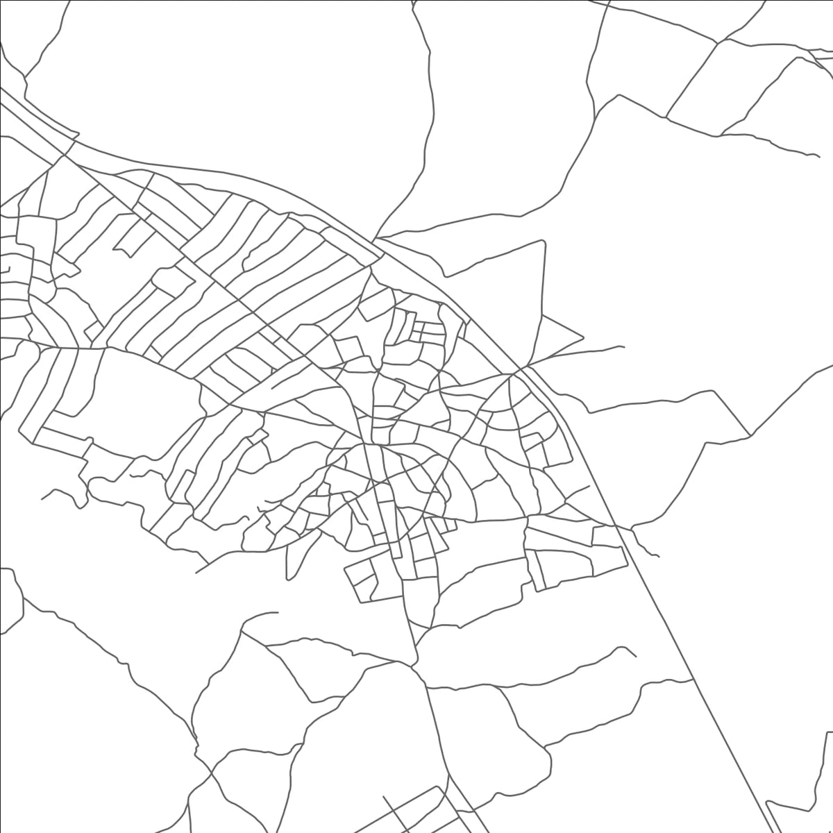ROAD MAP OF LOTLHAKANE, BOTSWANA BY MAPBAKES