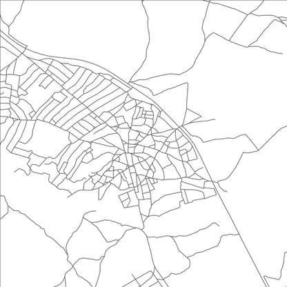 ROAD MAP OF LOTLHAKANE, BOTSWANA BY MAPBAKES