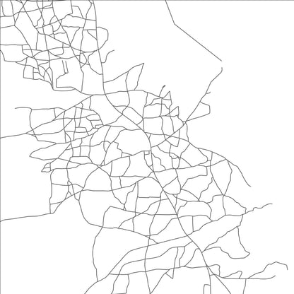 ROAD MAP OF MAITENGWE, BOTSWANA BY MAPBAKES