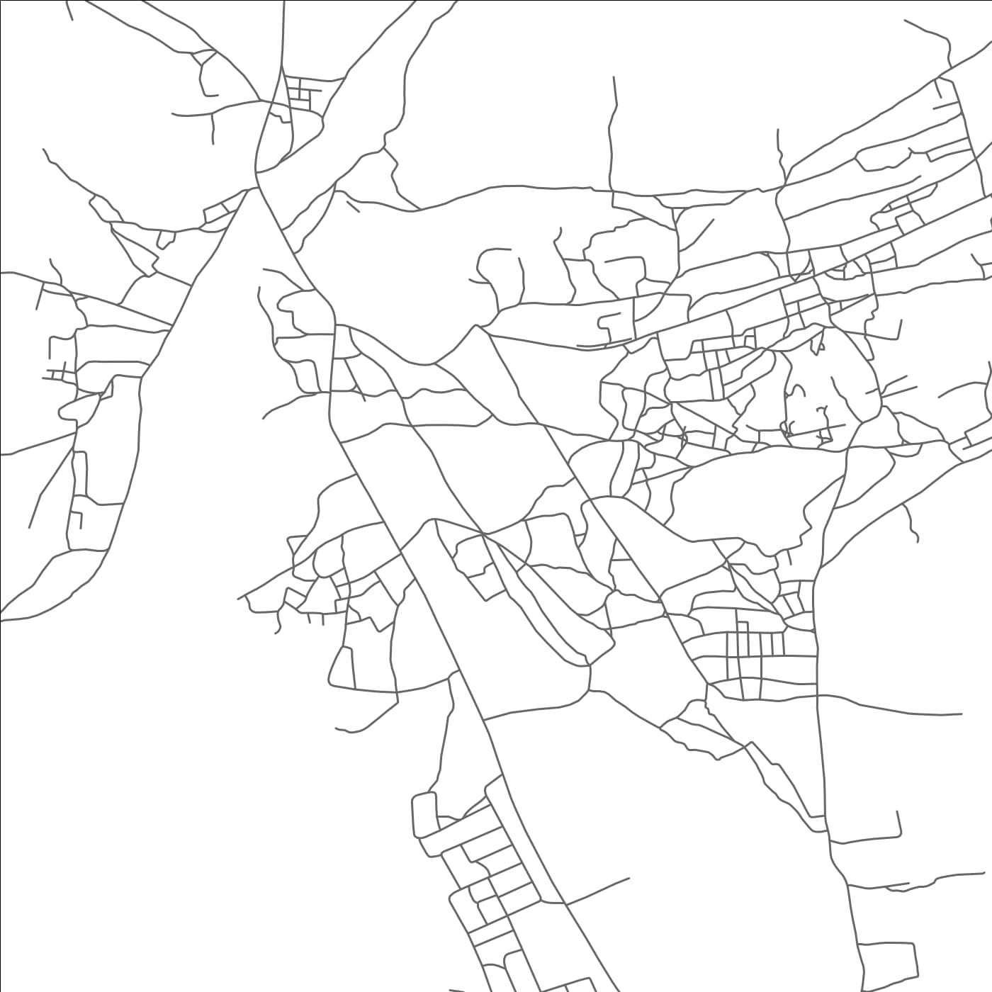 ROAD MAP OF MMANKGODI, BOTSWANA BY MAPBAKES