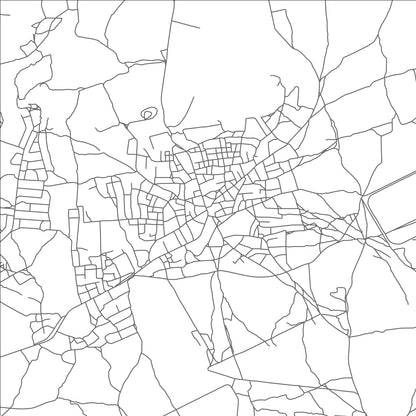 ROAD MAP OF MMOPONE, BOTSWANA BY MAPBAKES