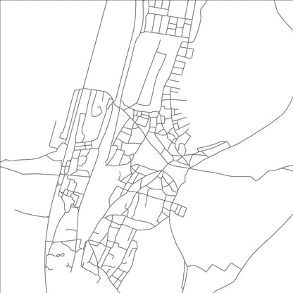 ROAD MAP OF OTSE, BOTSWANA BY MAPBAKES
