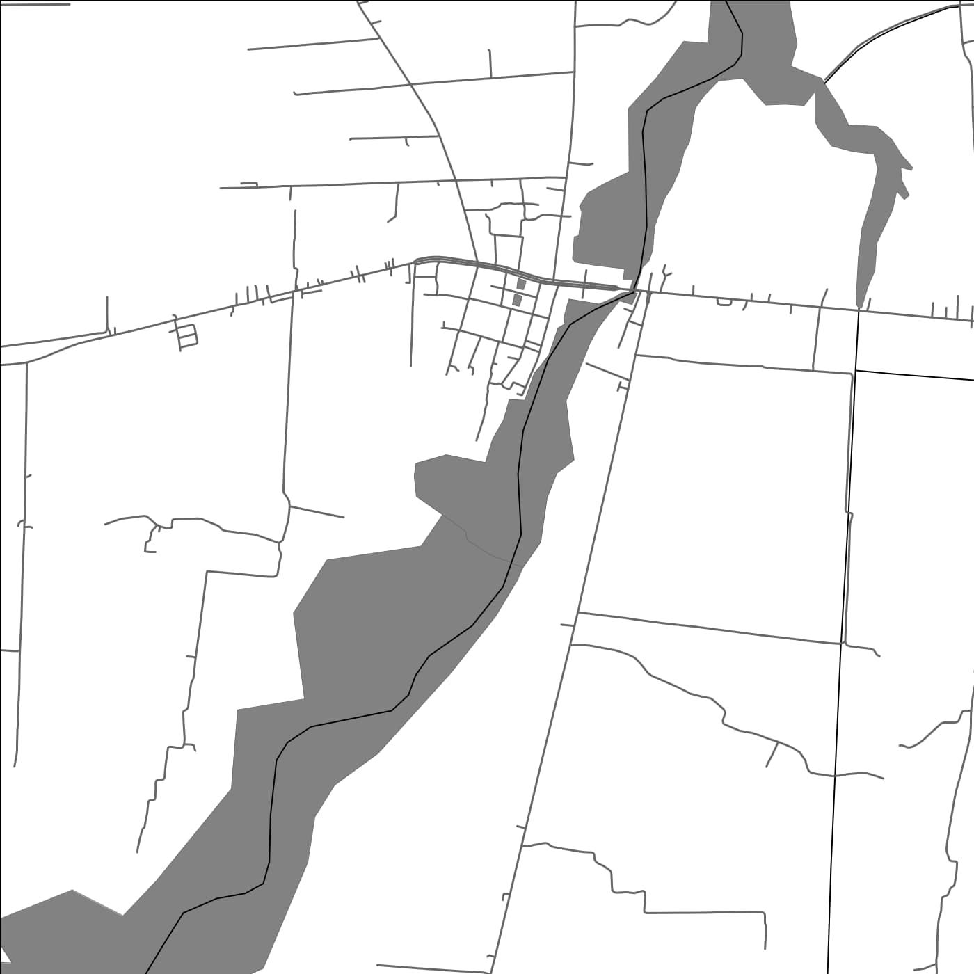 ROAD MAP OF KAMPONG TRACH, CAMBODIA BY MAPBAKES