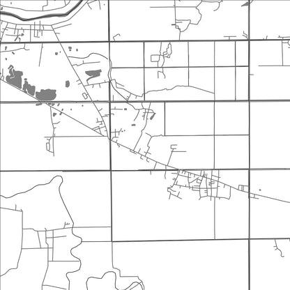 ROAD MAP OF KANDAL STUENG, CAMBODIA BY MAPBAKES