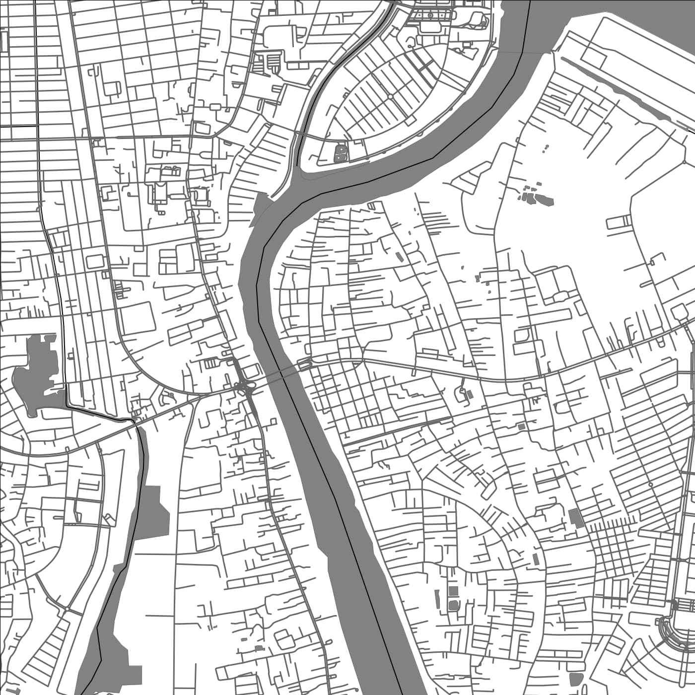 ROAD MAP OF MEAN CHEY, CAMBODIA BY MAPBAKES