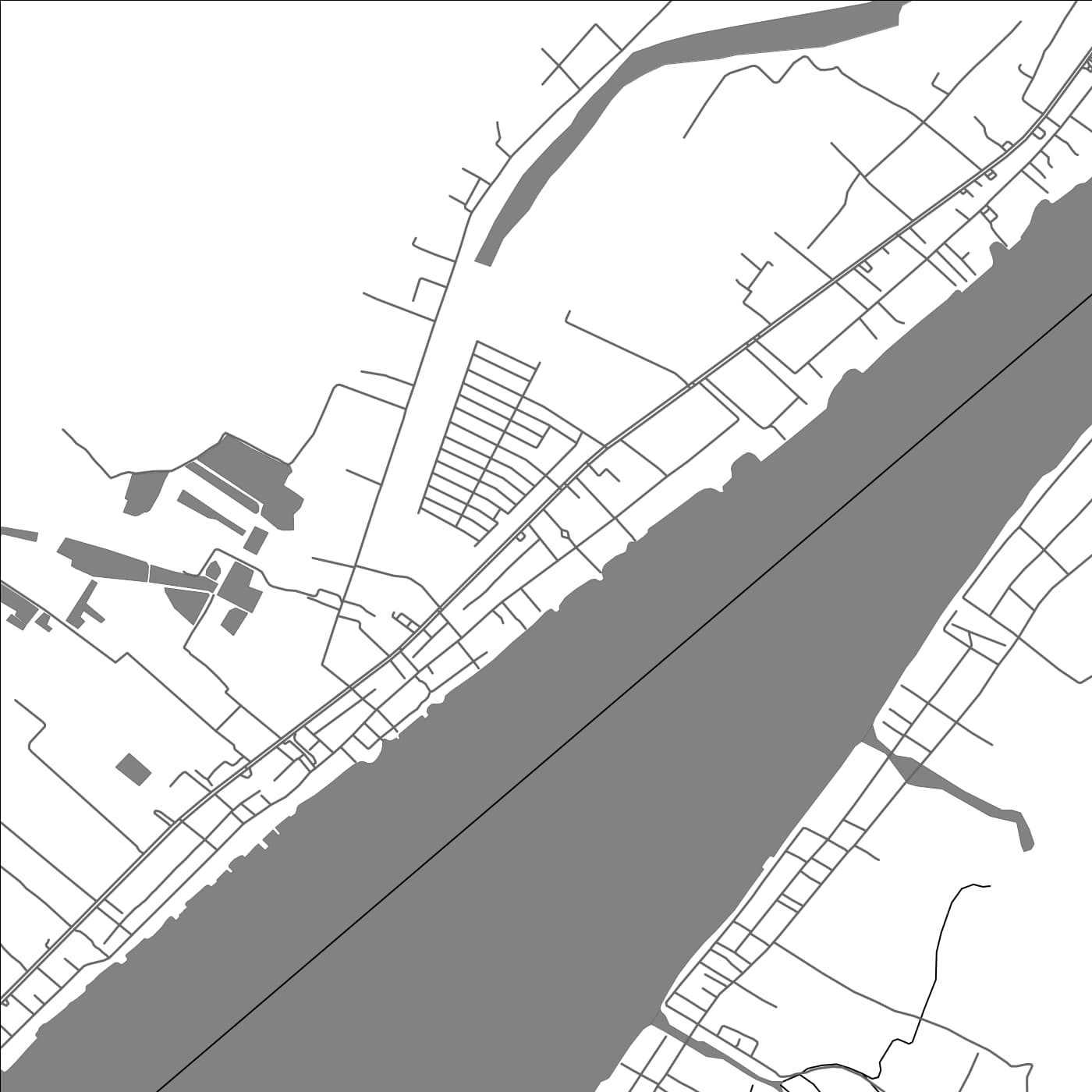 ROAD MAP OF MUKH KAMPUL, CAMBODIA BY MAPBAKES