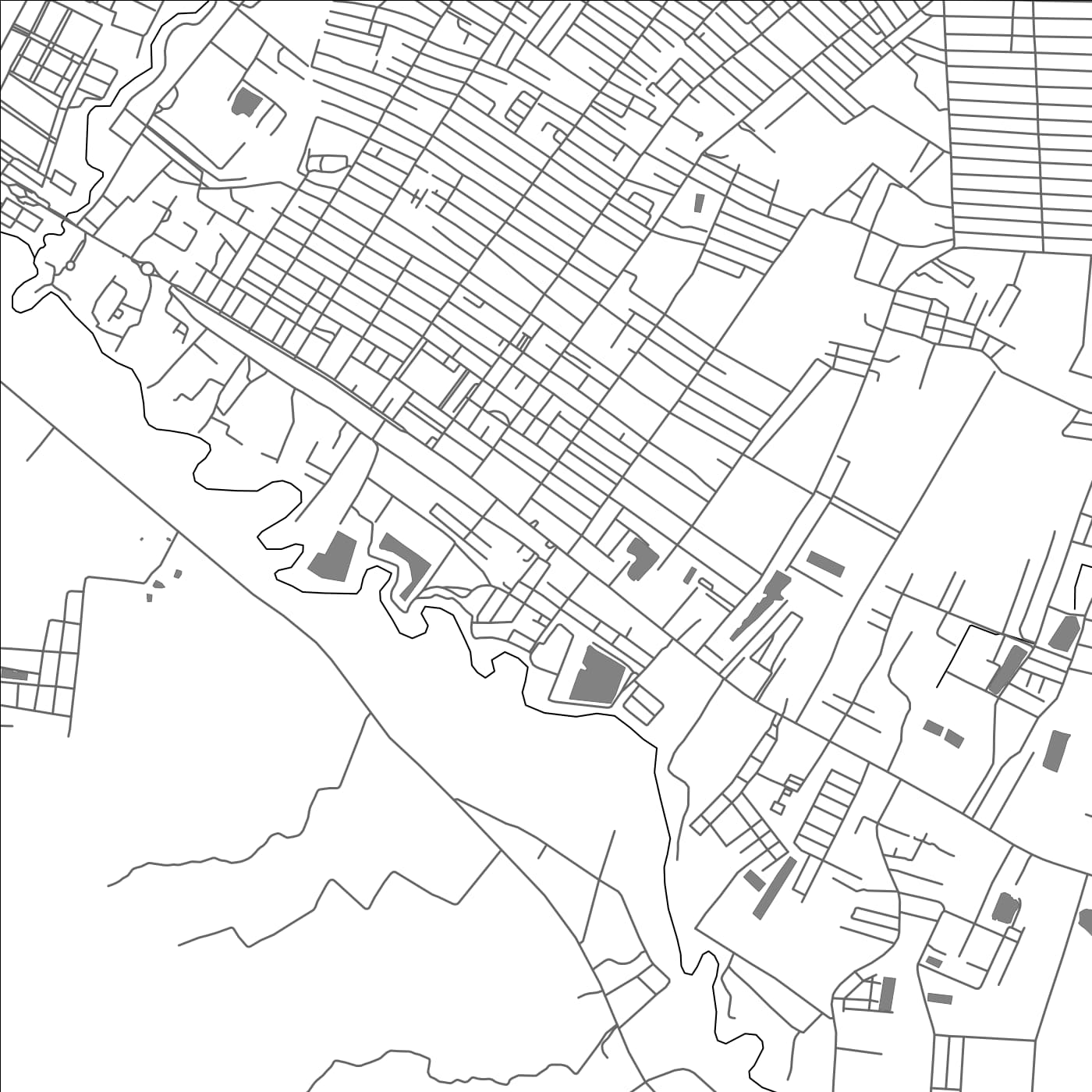 ROAD MAP OF PAOY PAET, CAMBODIA BY MAPBAKES