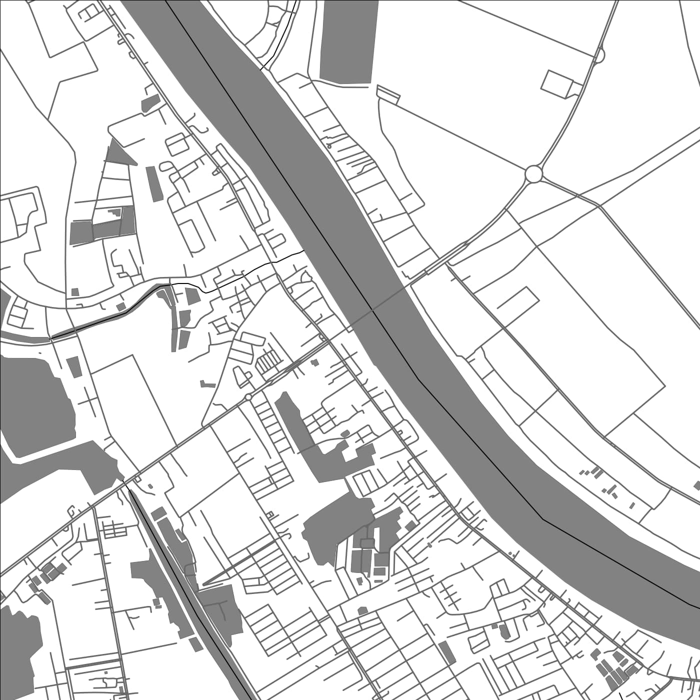 ROAD MAP OF PONHEA LUEU, CAMBODIA BY MAPBAKES