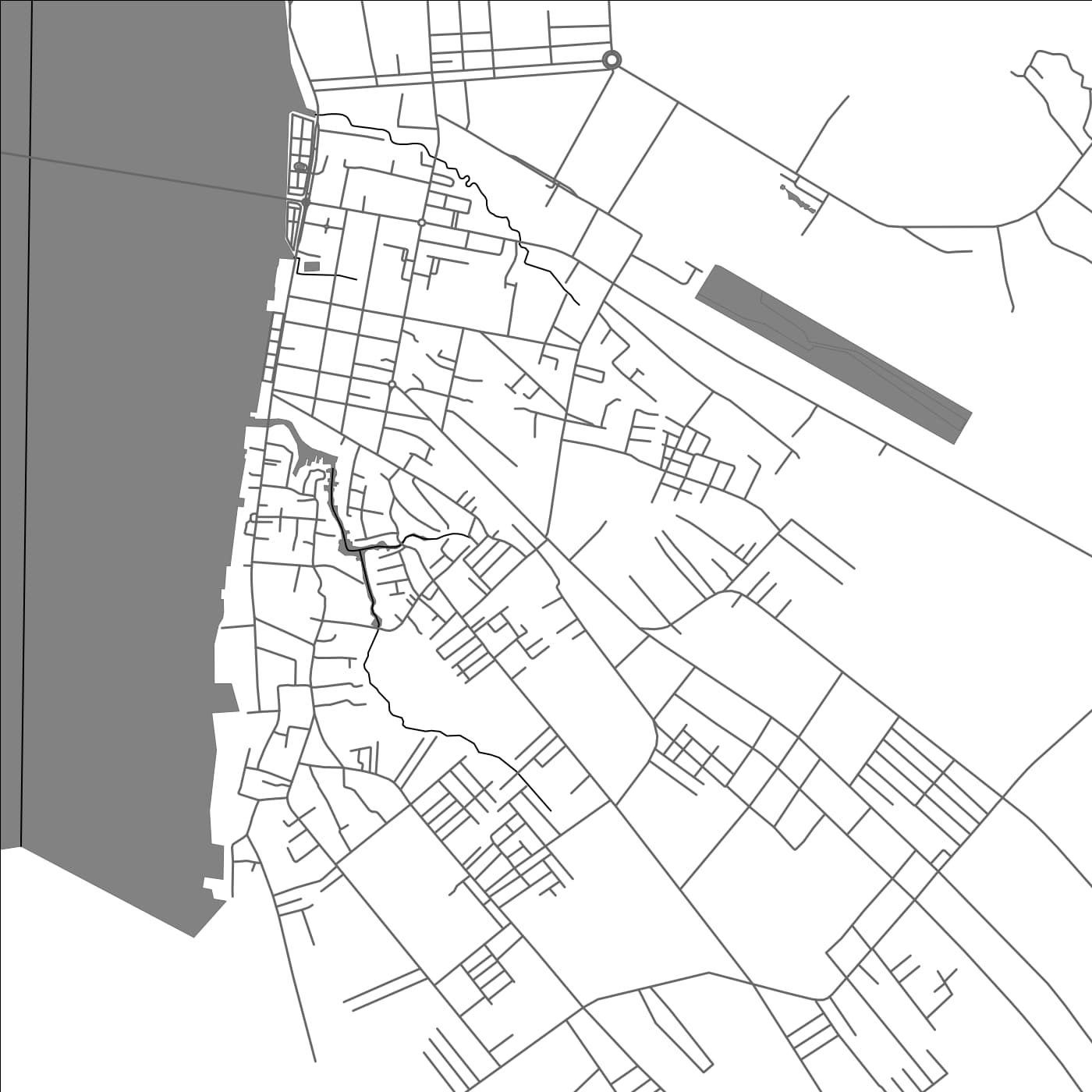 ROAD MAP OF SMACH MEANCHEY, CAMBODIA BY MAPBAKES