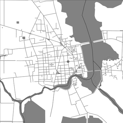 ROAD MAP OF SVAY RIENG, CAMBODIA BY MAPBAKES