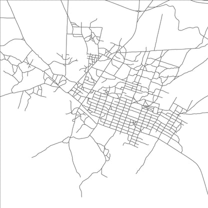 ROAD MAP OF BOUANSA, CONGO BY MAPBAKES