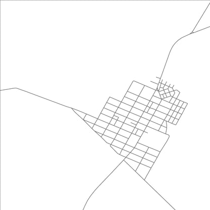 ROAD MAP OF BALTASAR BRUM, URUGUAY BY MAPBAKES