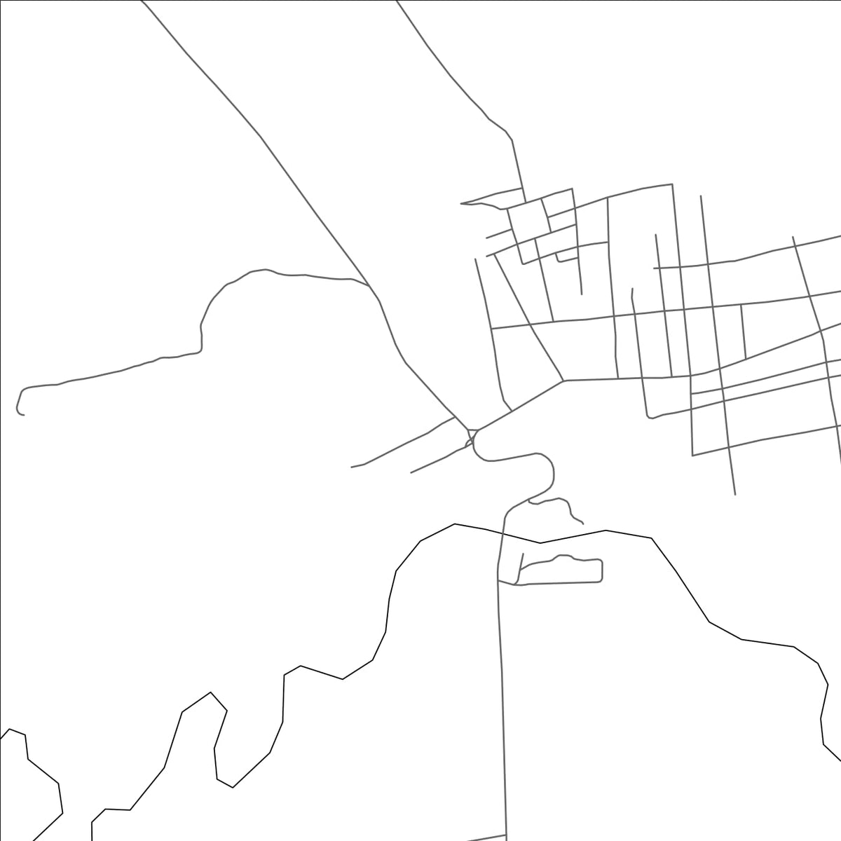 ROAD MAP OF GAMBOMA, CONGO BY MAPBAKES