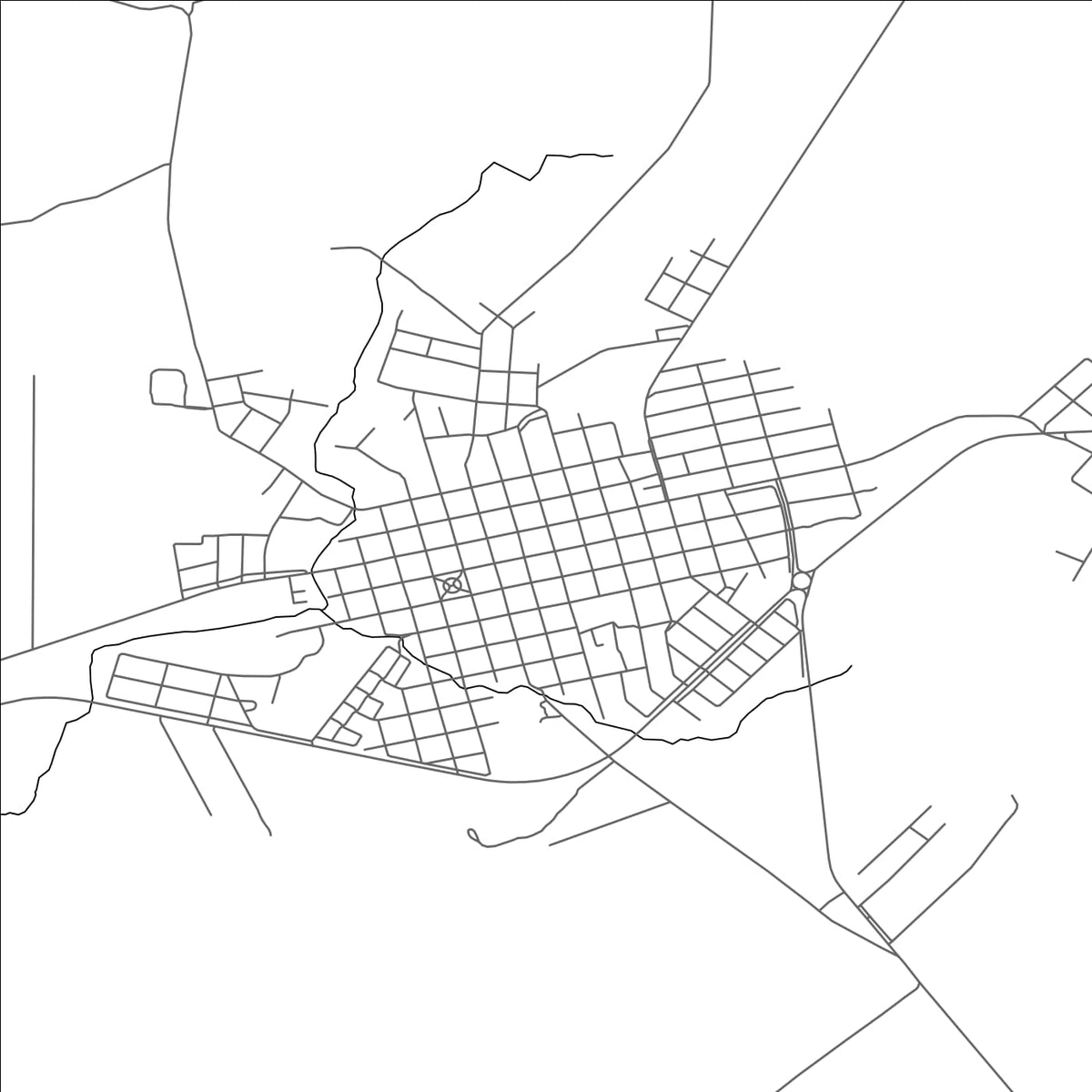 ROAD MAP OF CASTILLOS, URUGUAY BY MAPBAKES
