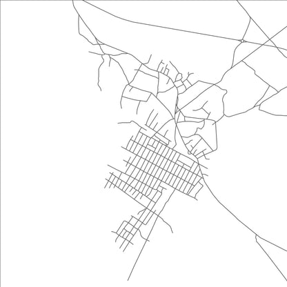 ROAD MAP OF LOUTETE, CONGO BY MAPBAKES