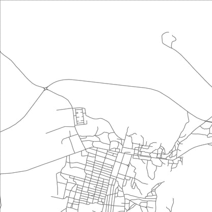 ROAD MAP OF MADINGOU, CONGO BY MAPBAKES
