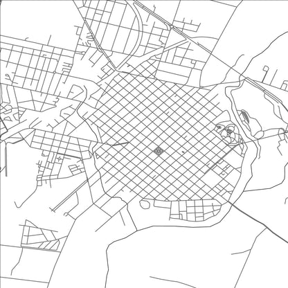ROAD MAP OF FLORIDA, URUGUAY BY MAPBAKES
