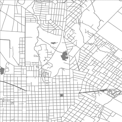 ROAD MAP OF LAS PIEDRAS, URUGUAY BY MAPBAKES