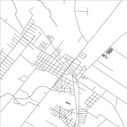ROAD MAP OF PROGRESO, URUGUAY BY MAPBAKES