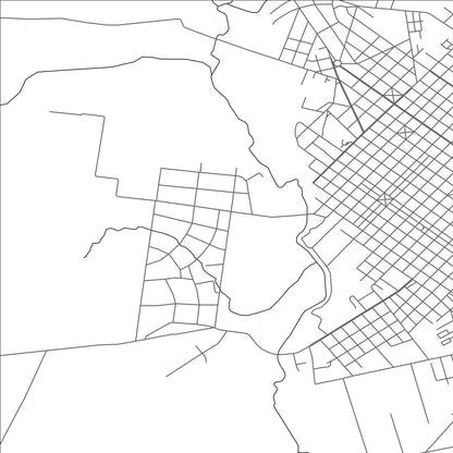 ROAD MAP OF ROCHA, URUGUAY BY MAPBAKES