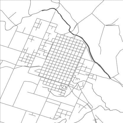 ROAD MAP OF ROSARIO, URUGUAY BY MAPBAKES