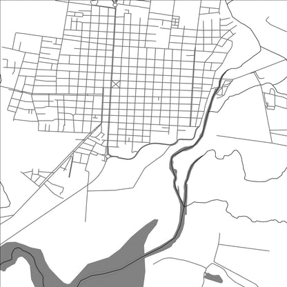 ROAD MAP OF SAN CARLOS, URUGUAY BY MAPBAKES
