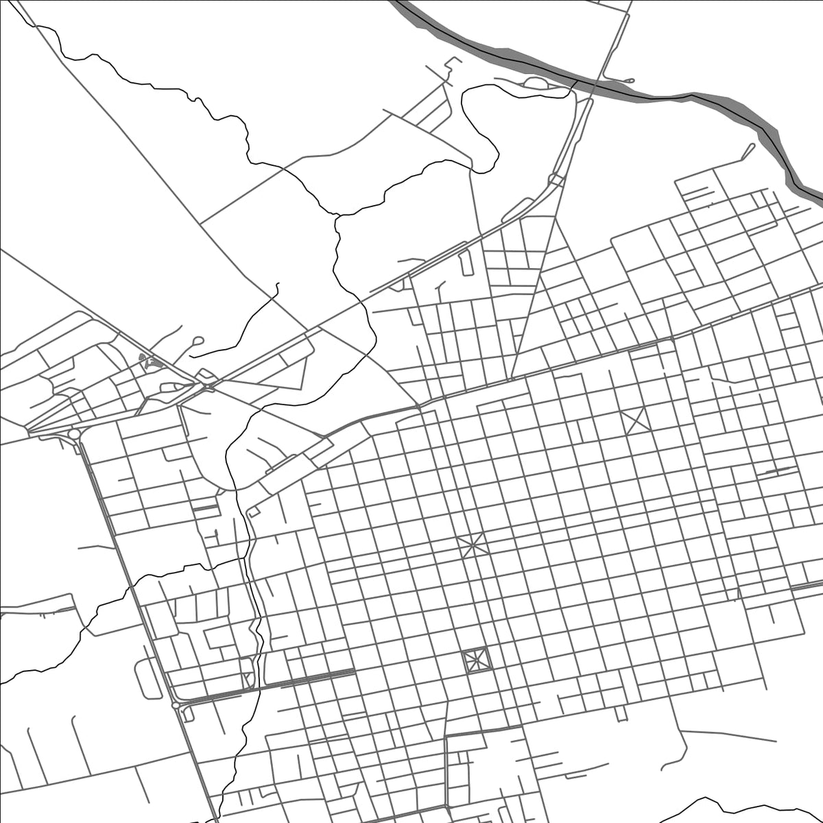 ROAD MAP OF SAN JOSE, URUGUAY BY MAPBAKES