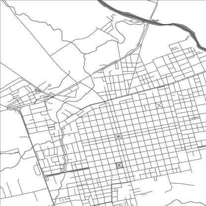 ROAD MAP OF SAN JOSE, URUGUAY BY MAPBAKES