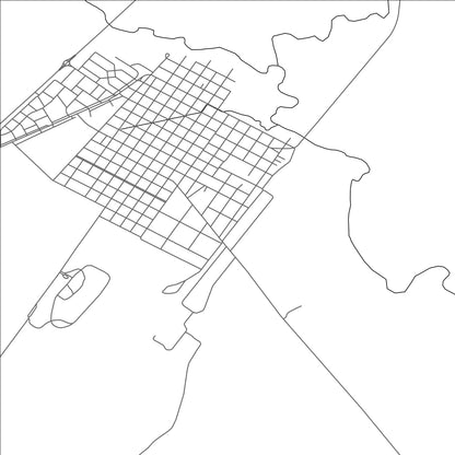 ROAD MAP OF VERGARA, URUGUAY BY MAPBAKES