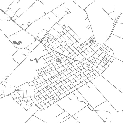 ROAD MAP OF YOUNG, URUGUAY BY MAPBAKES