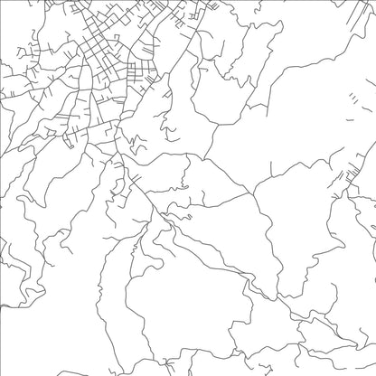 ROAD MAP OF COPALCHÍ, COSTA RICA BY MAPBAKES