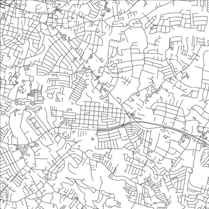 ROAD MAP OF CURRIDABAT, COSTA RICA BY MAPBAKES