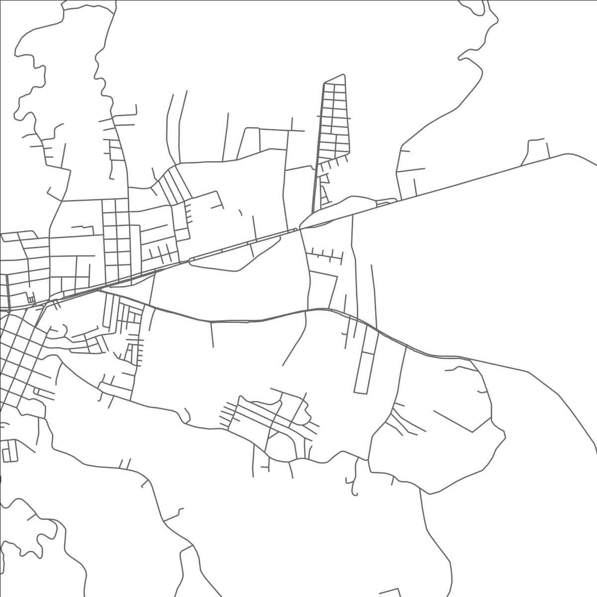 ROAD MAP OF ESPARZA, COSTA RICA BY MAPBAKES