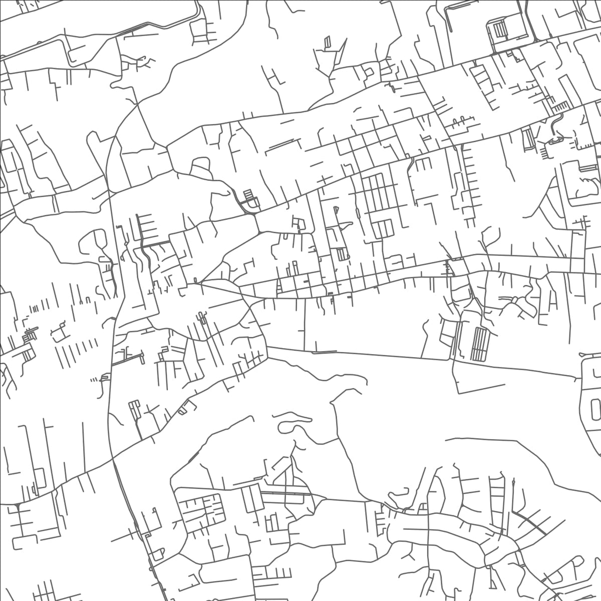ROAD MAP OF SAN ANTONIO, COSTA RICA BY MAPBAKES