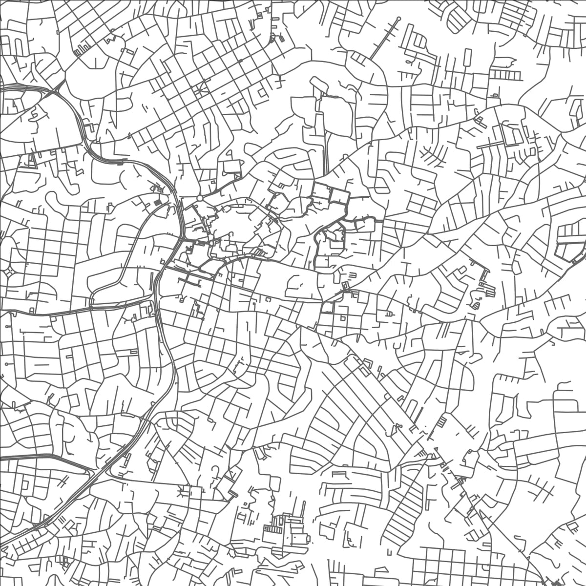 ROAD MAP OF SAN PEDRO, COSTA RICA BY MAPBAKES