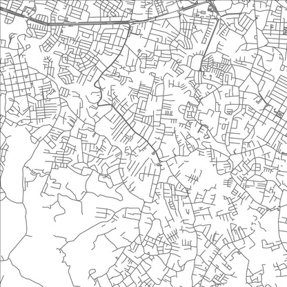 ROAD MAP OF SAN RAFAEL ABAJO, COSTA RICA BY MAPBAKES