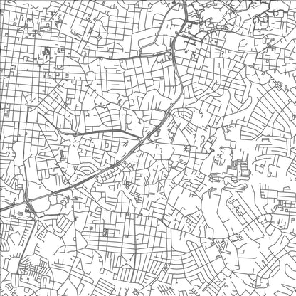 ROAD MAP OF ZAPOTE, COSTA RICA BY MAPBAKES