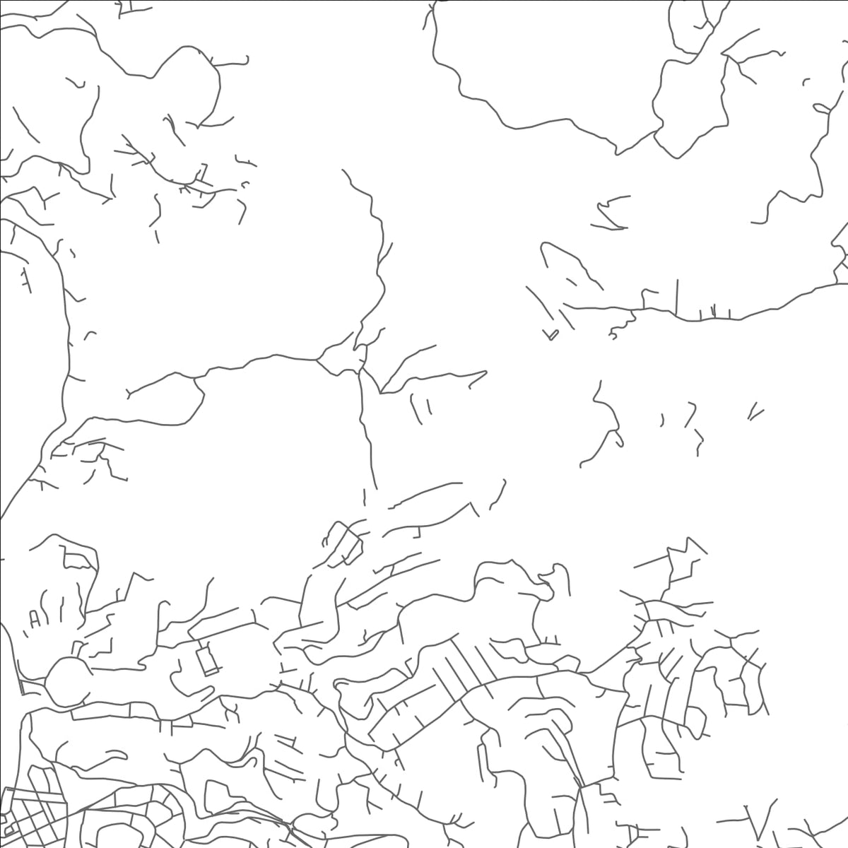 ROAD MAP OF BEAULIEU, GRENADA BY MAPBAKES