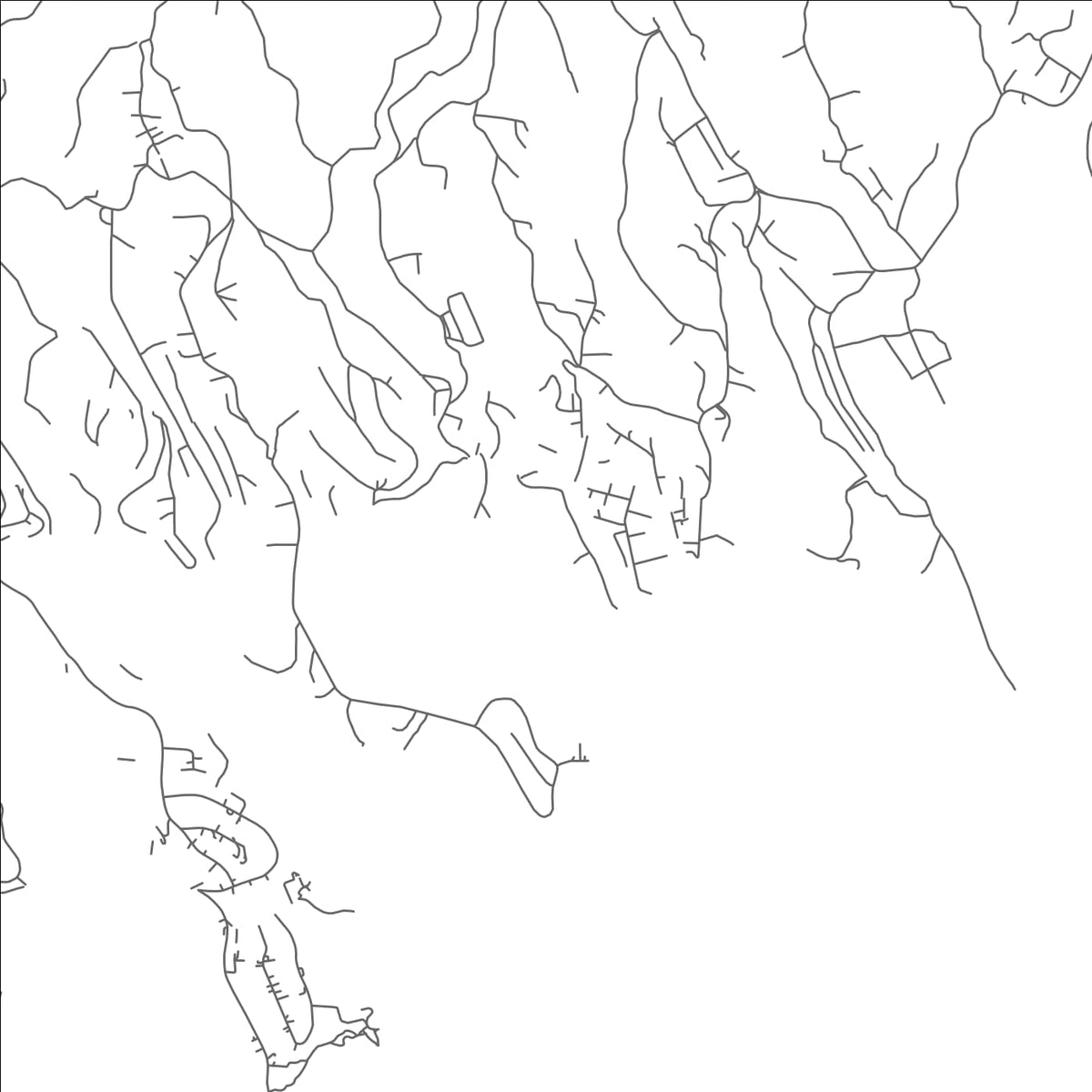 ROAD MAP OF BECKE MOUI, GRENADA BY MAPBAKES