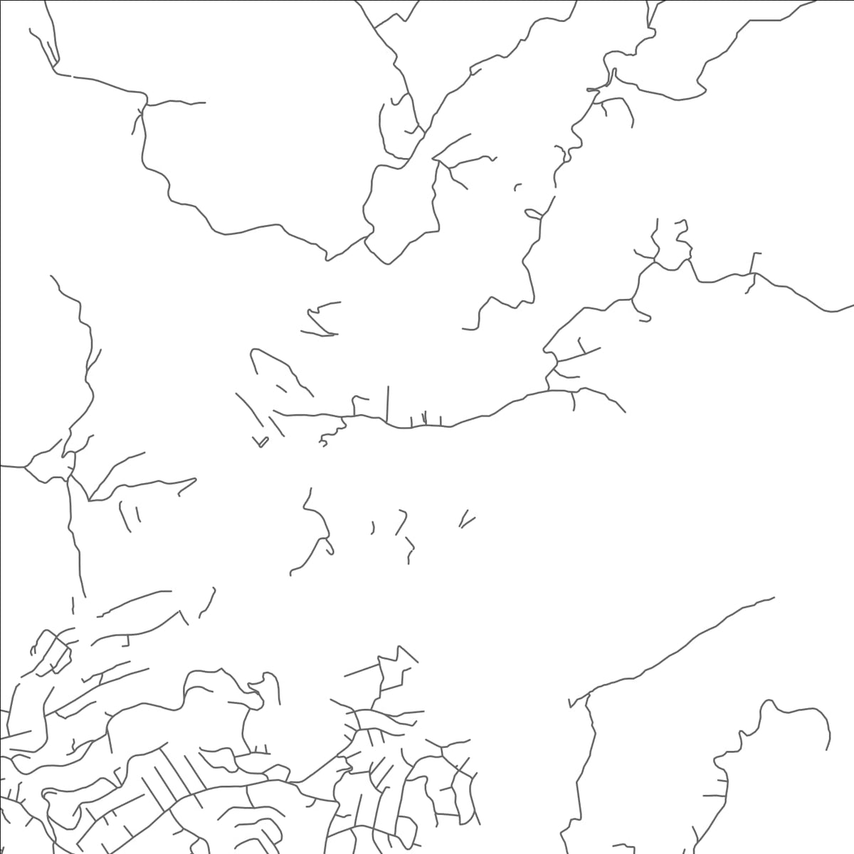 ROAD MAP OF BOCA, GRENADA BY MAPBAKES