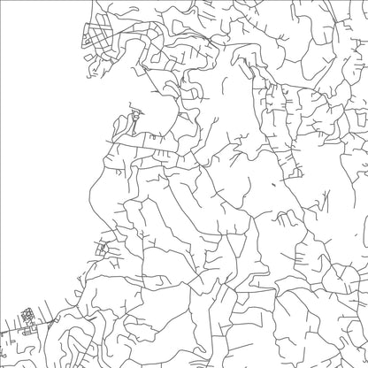ROAD MAP OF CAFÉ, GRENADA BY MAPBAKES